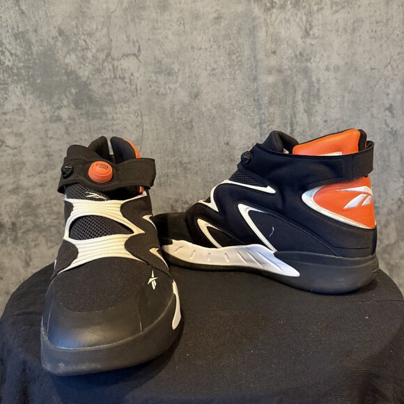 Reebok Insta Pump Fury Zone - Men's Size 15 - Black, White, Orange - Picture 1 of 5